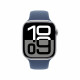 Apple Watch Series 10 GPS 46mm Silver Alu. Case w. Denim Sport Band - M/L (MWWM3) б/в